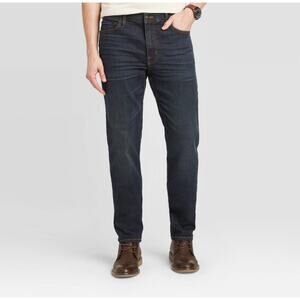 NWT Goodfellow & Co. Dark Wash Slim Fit Stretch Denim Jeans High Rise Size 32X34